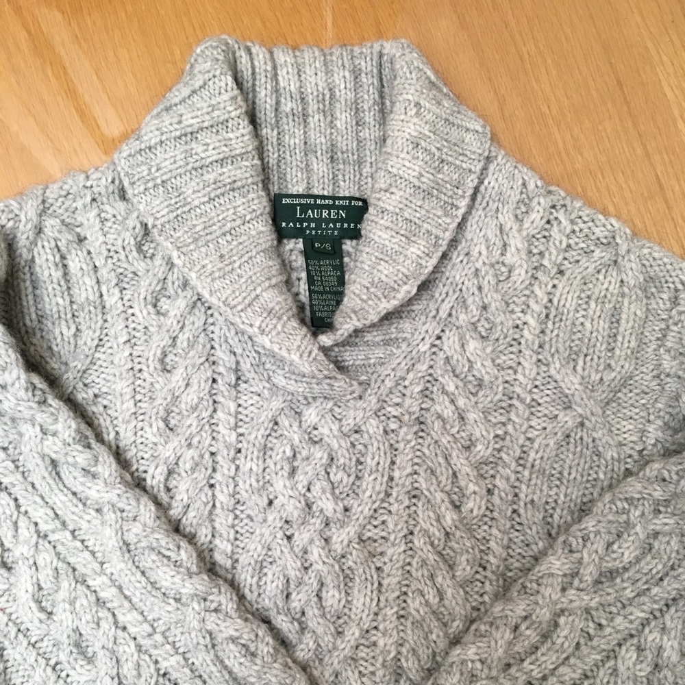 Lauren, Cable knit pullover sweater